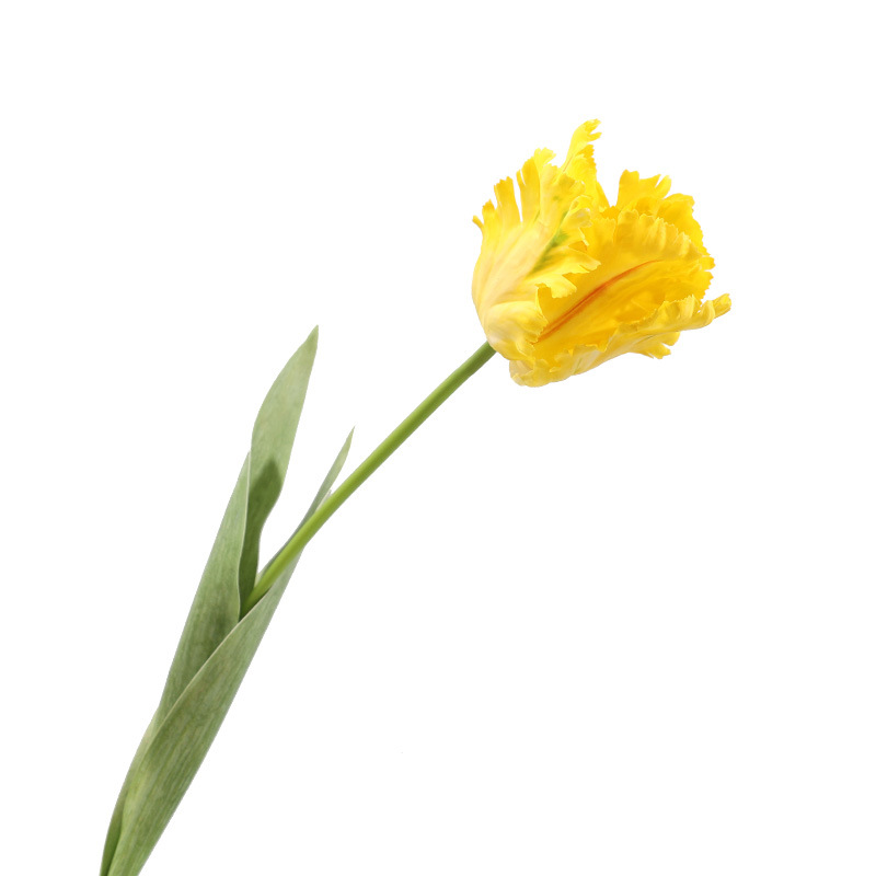 厂家批发航宾高端鹦鹉郁金香仿真花家居装饰客厅摆件婚庆道具假花详情2