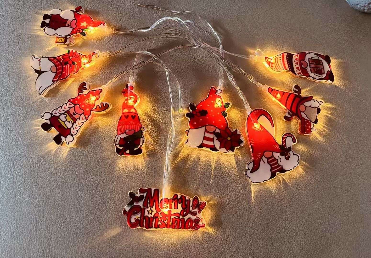 室内LED灯串 彩灯装饰灯 圣诞灯串 灯饰照明 声控彩灯 环保节能 灯串创意装饰 美观大方圣诞灯串彩灯细节图