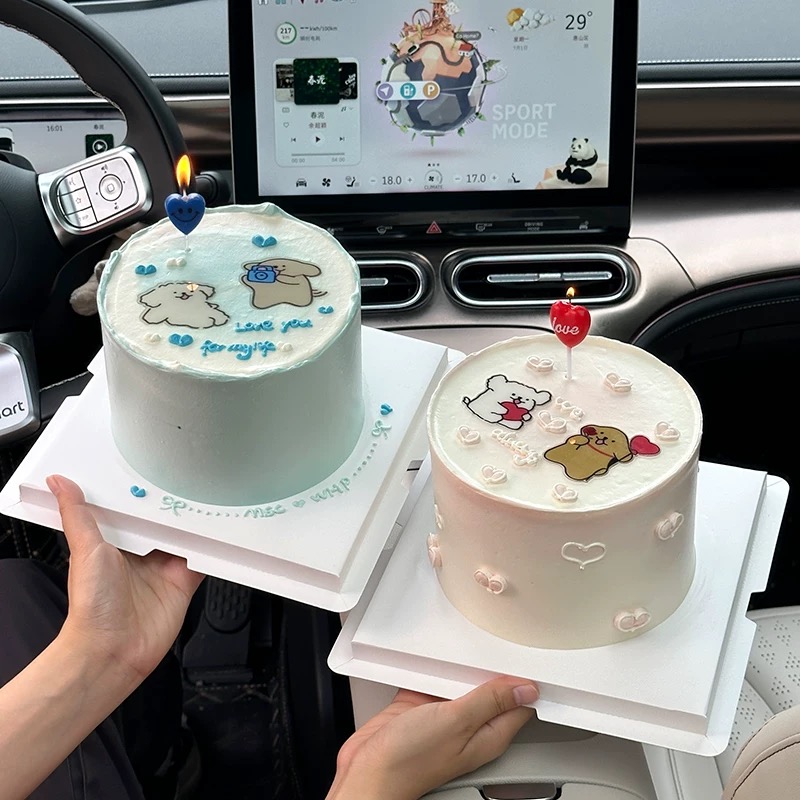 LOVE Heart-shaped candle Cake Decoration plugin Birthday Candles Dessert Counter Baking Decoration Birthday Candles Candles Scented Candles Birthday Candles Home Candle Cake Candles Candles Scented Candles Small Candle Cake Flame candles Application Scenario