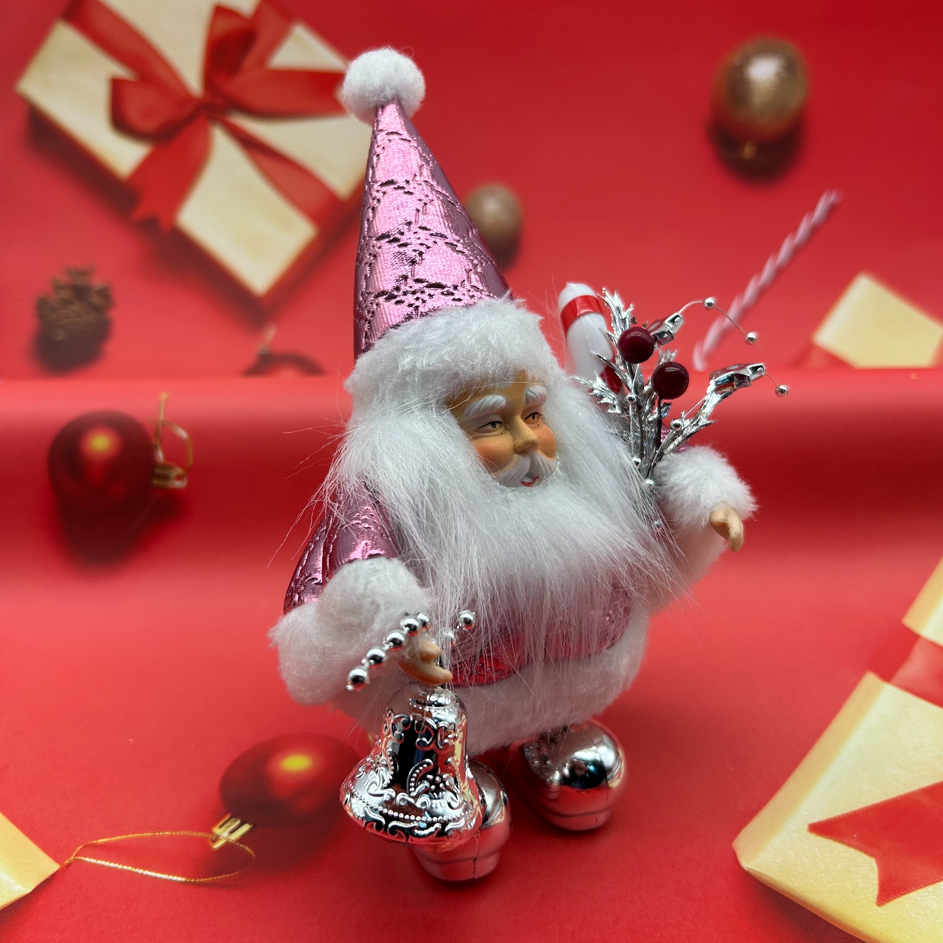 25年热销圣诞节日氛围可爱老人圣诞老人圣诞装饰圣诞摆件