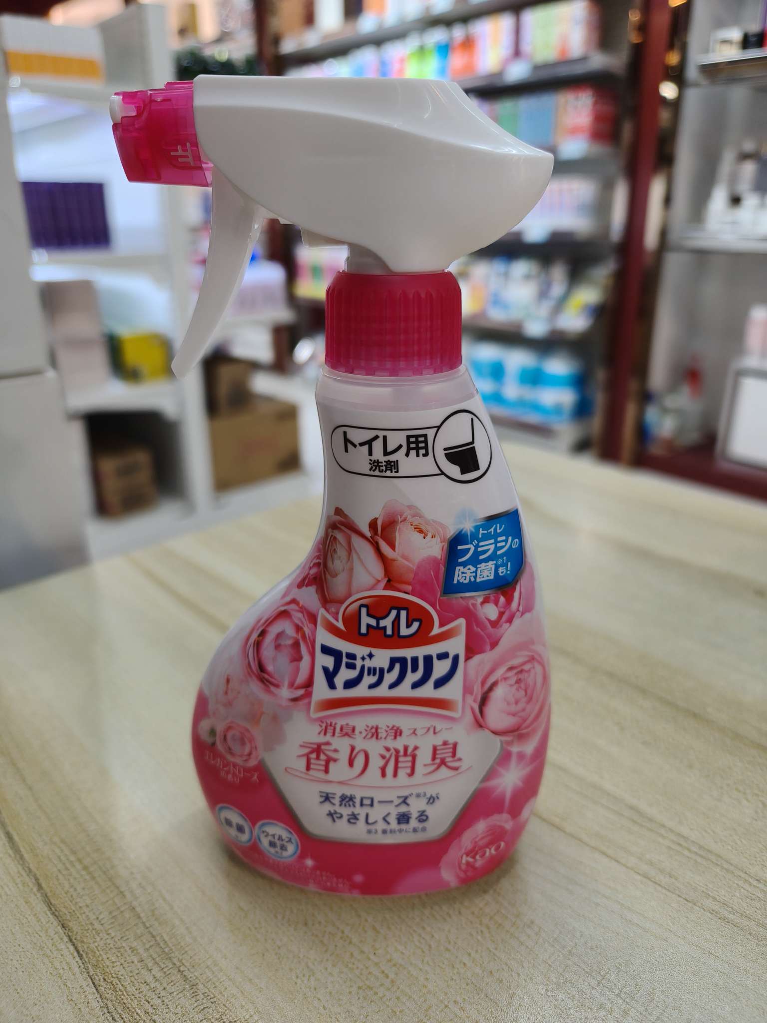 花王    厕所  清洁喷雾 玫瑰350ml