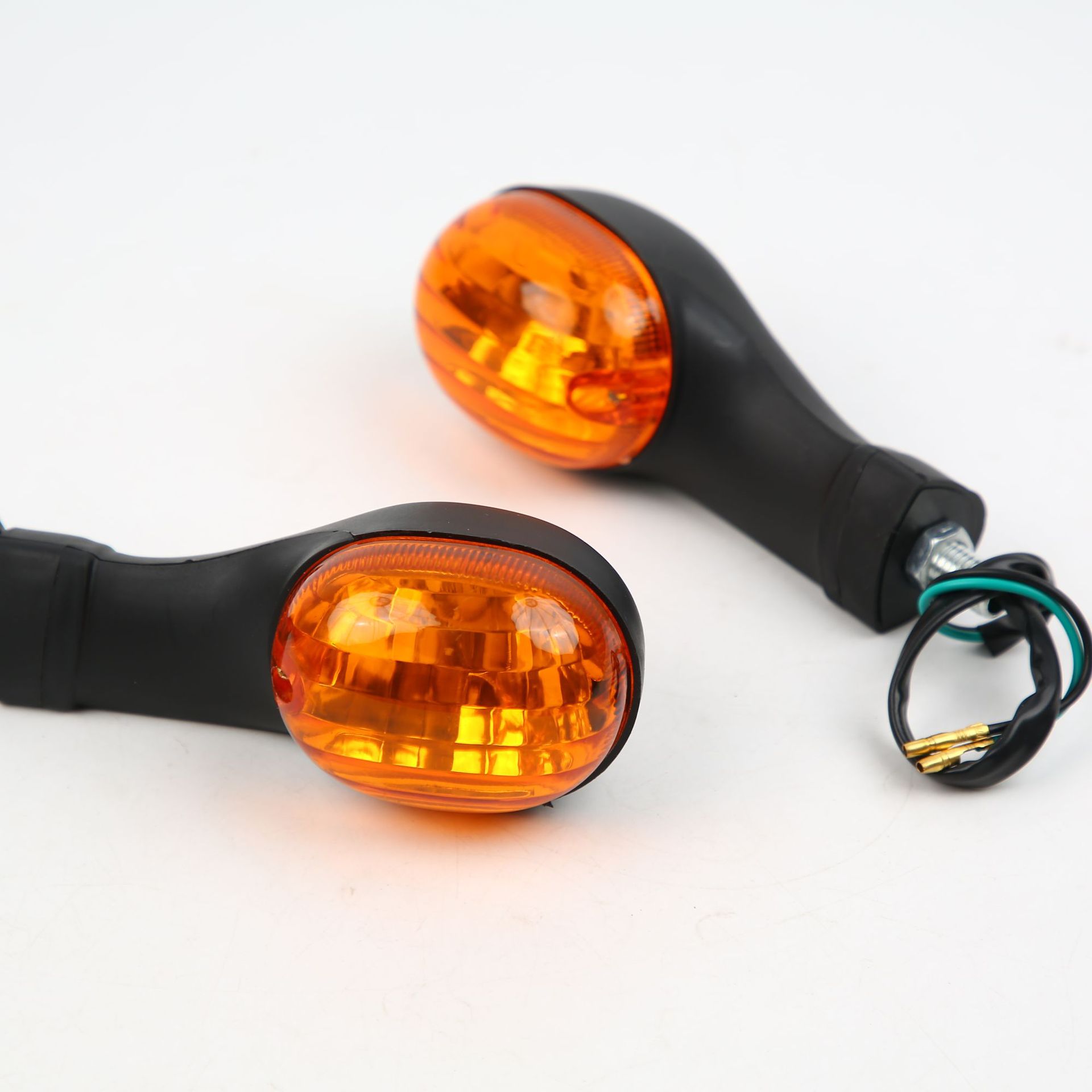 Suitable for Suzuki Kawasaki ZX 6R Z750S KLE VERSYS motorcycle turn signal lights Specification drawing