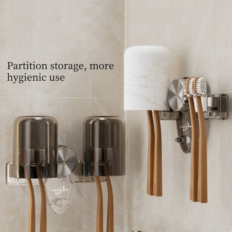 消炎牙膏/百货/牙杯/多功能牙刷架/儿童刷牙杯壁挂定制白底实物图