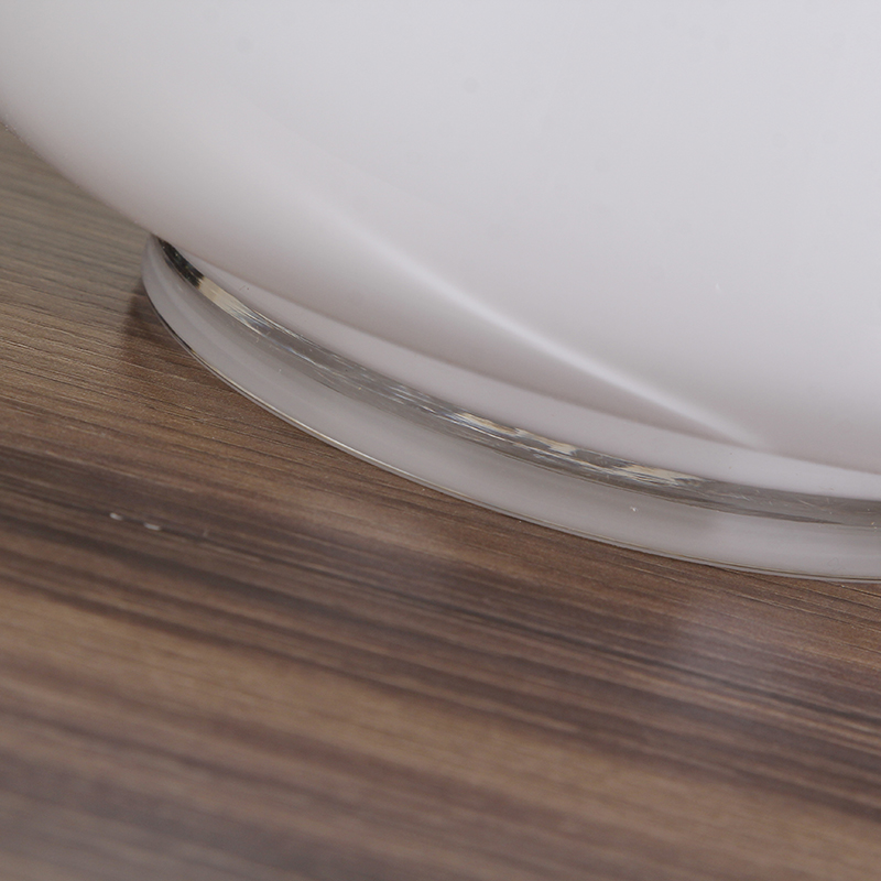 BBGLASS Baobei Glass, a white laminated glass vase, is a modern home banquet and wedding decoration item and a flower arrangement vessel pic 5