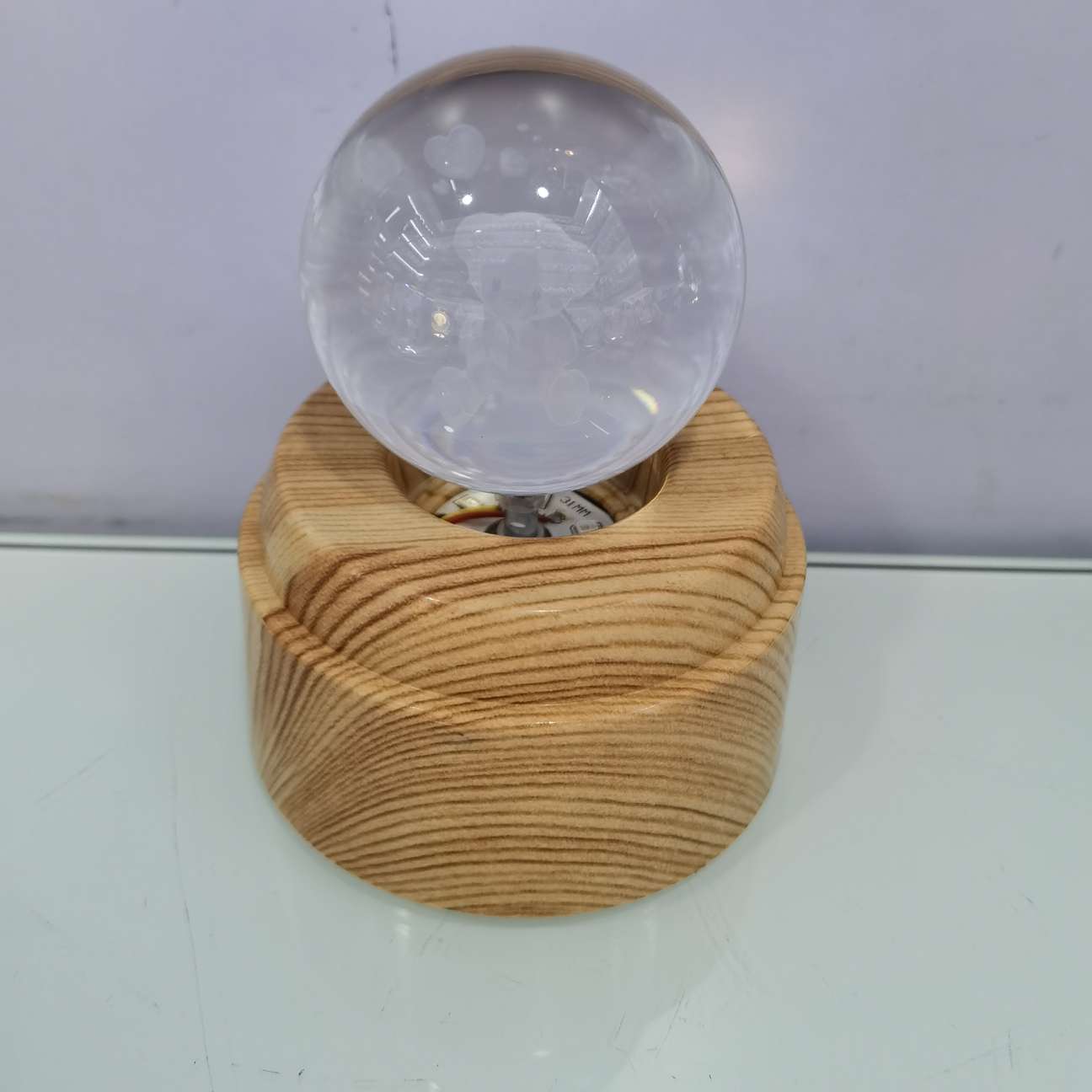 送地理老师的礼物球内雕桌面小夜灯摆件玻璃球装饰儿童节礼物生日详情图1