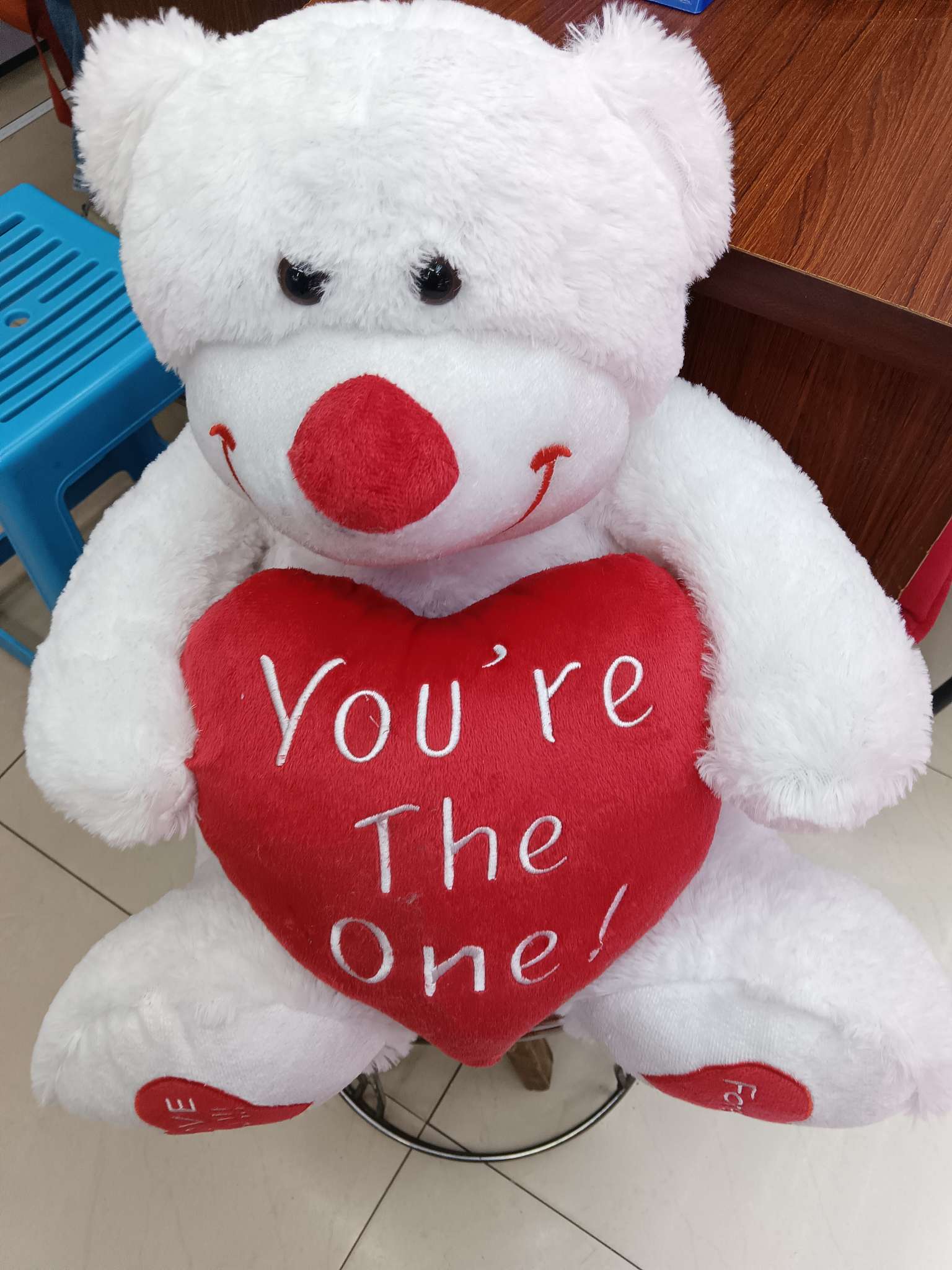 礼物盒，情人节的礼物，025，40㎝，玩具情人节的礼物，娃娃，公仔，玩具熊，笨笨熊，可爱爱心熊，生日礼物/