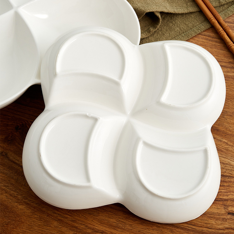 陶瓷装饰盘/餐具/陶瓷碟/餐桌餐巾扣/义乌餐桌扣细节图