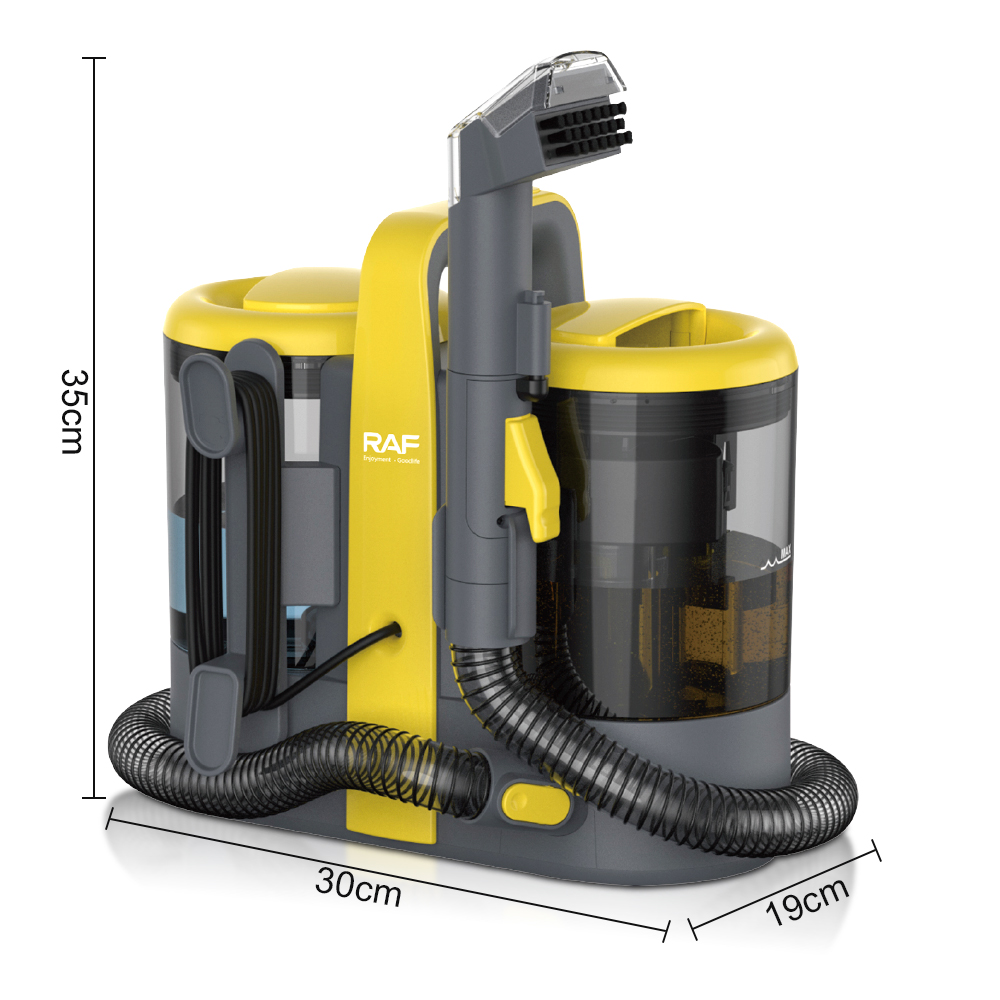 RAF European standard cross-border cleaning machine, fabric cleaning machine, spray, suction and exhaust integrated machine, carpet, curtain and sofa cleaning machine Specification image