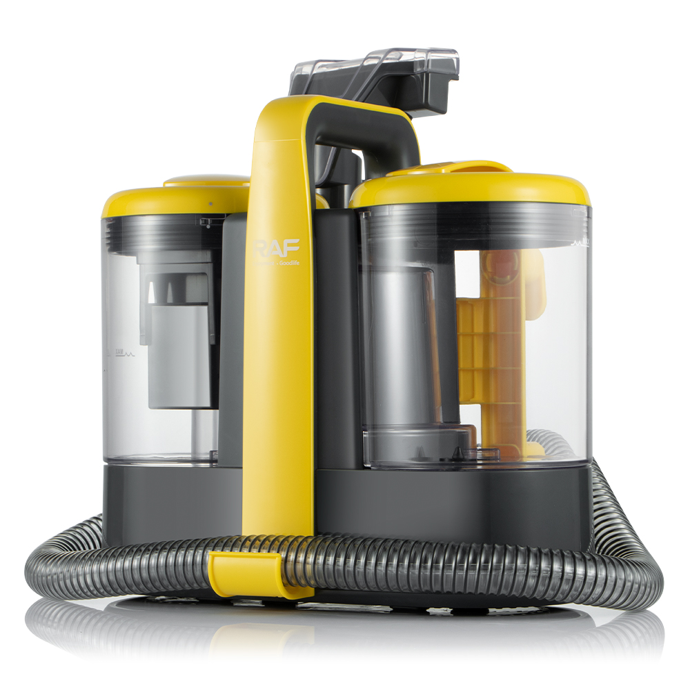 RAF European standard cross-border cleaning machine, fabric cleaning machine, spray, suction and exhaust integrated machine, carpet, curtain and sofa cleaning machine Application Scenario