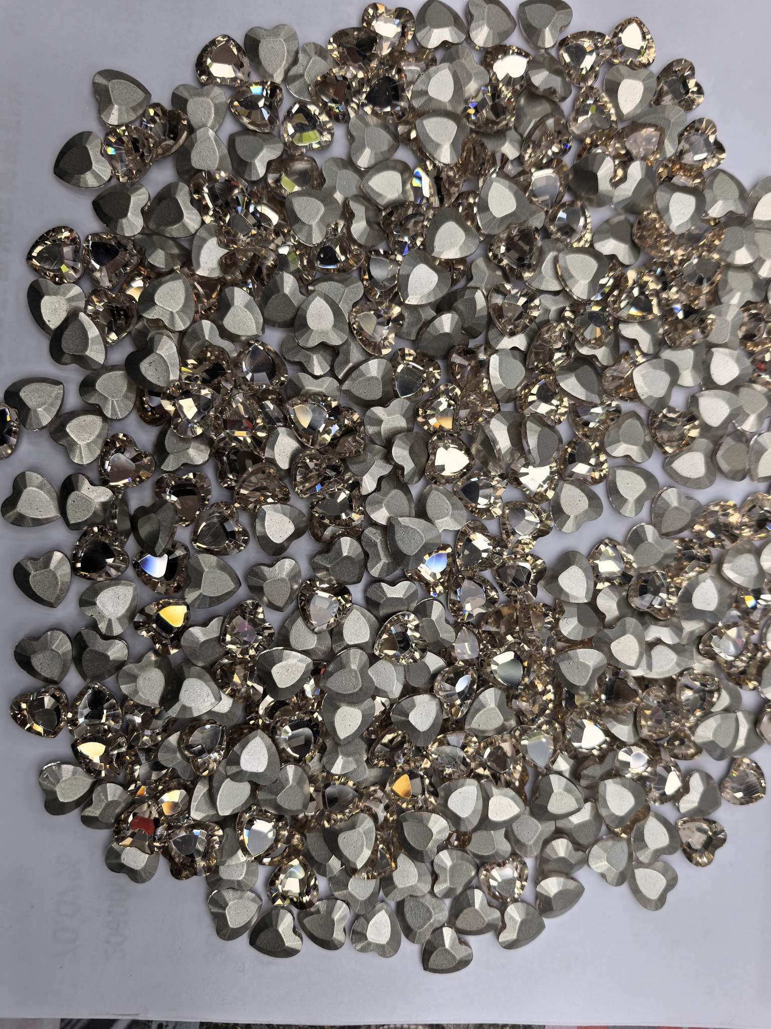 Jinli crystal silk series 10 nuevos corazones de melocotón 0033