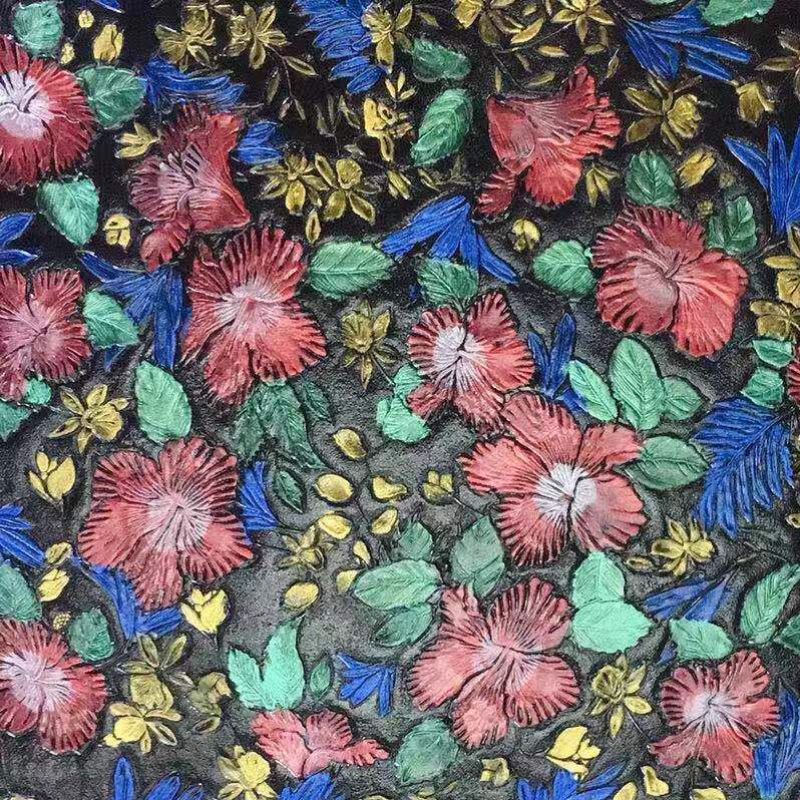 手工绘制-2来样定制 人造 绣花