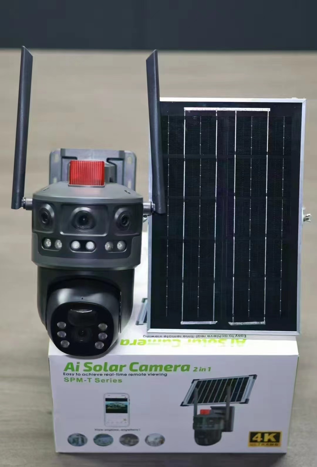 Outdoor solar monitoring, intelligent security monitor, WiFi camera monitor, high-definition wireless network, home night vision, remote mobile phone monitoring camera details Picture