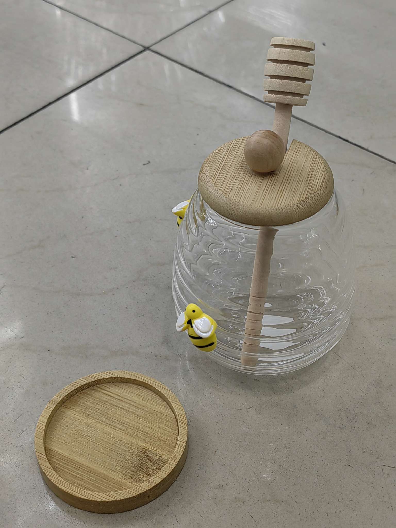 玻璃餐具套装实物图