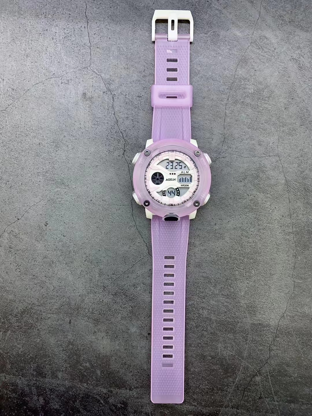 AOUN electronic watch for girls, junior and senior high school students, waterproof and multi-functional student watch for girls, youthful campus style details Picture