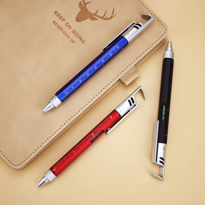Ballpoint pen Multi-function tool Ballpoint pen Mobile phone stand Ballpoint pen strap Measures ballpoint pens thumbnail