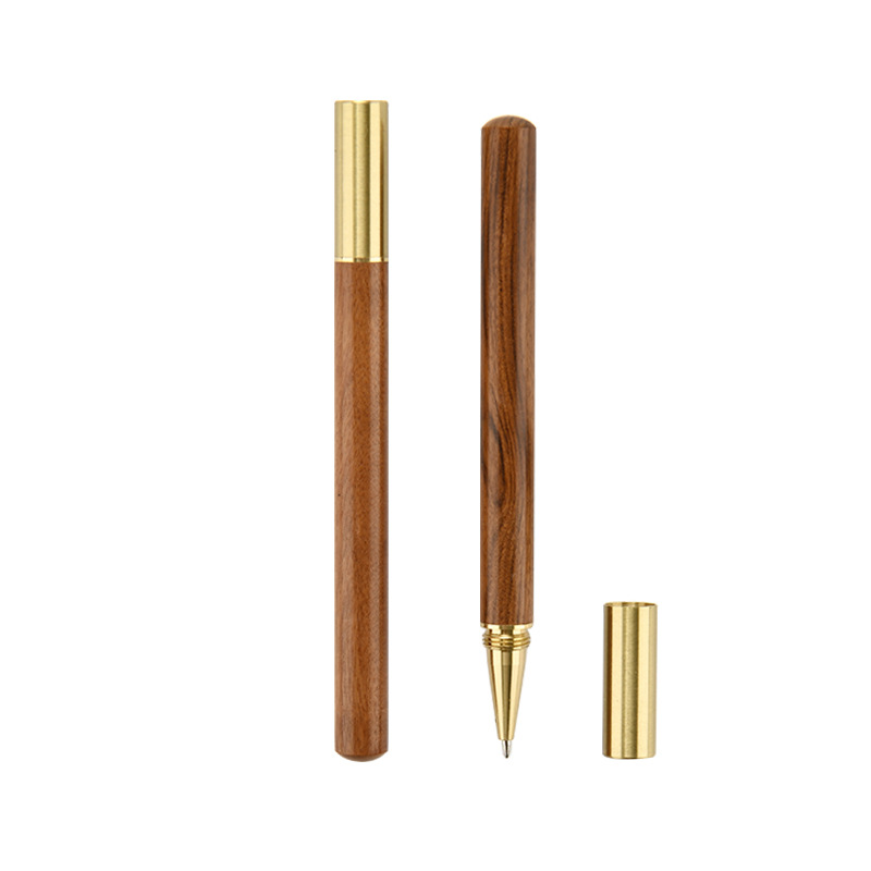 Neutral pen High-grade wooden pen can be printed gift pen Specification drawing
