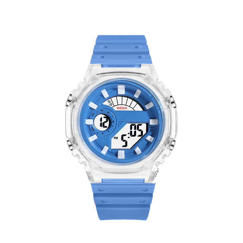 AOSUN electronic watch for girls, junior and senior high school students, waterproof and multi-functional student watch for girls, ins youthful campus style Item Picture