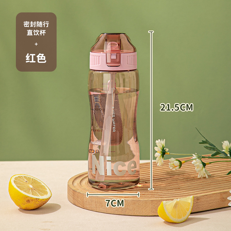 S150-TY-0719 Plastic female cute primary school students creative trend personality fall-proof leak-proof portable water cup Application Scenario