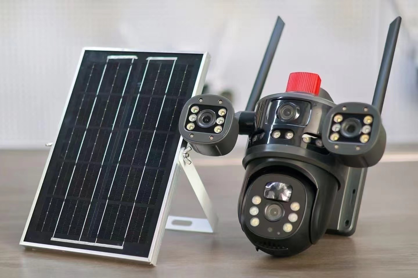 Outdoor solar monitoring, intelligent security monitor, WiFi camera monitor, high-definition wireless network, home night vision, remote mobile phone monitoring camera Item Picture