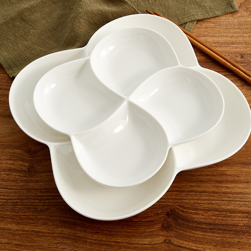 陶瓷装饰盘/餐具/陶瓷碟/餐桌餐巾扣/义乌餐桌扣产品图