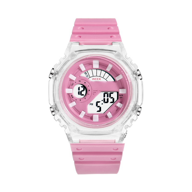 AOSUN electronic watch for girls, junior and senior high school students, waterproof and multi-functional student watch for girls, ins youthful campus style details Picture