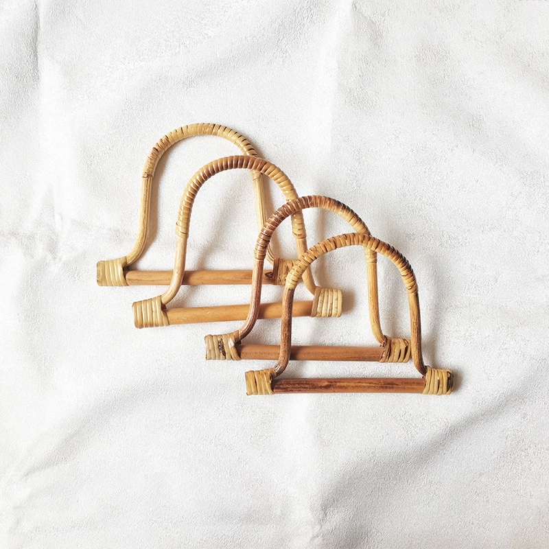 包包配件、包包手把、竹子手把、包包手提时尚箱包配件白底实物图