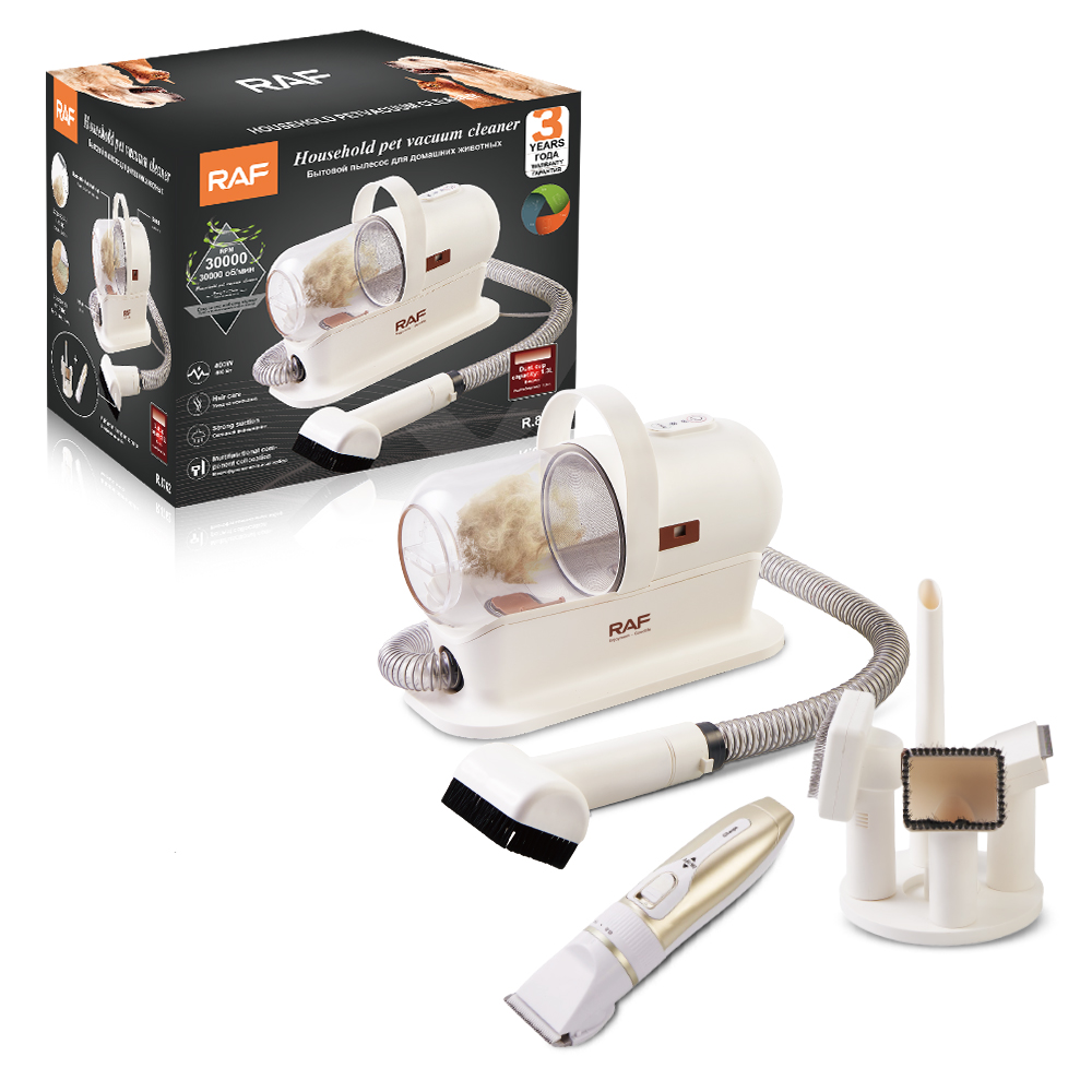 RAF European standard cross-border small animal vacuum cleaner, household pet vacuum cleaner, pet hair dresser, UBS rechargeable hair dresser details Picture