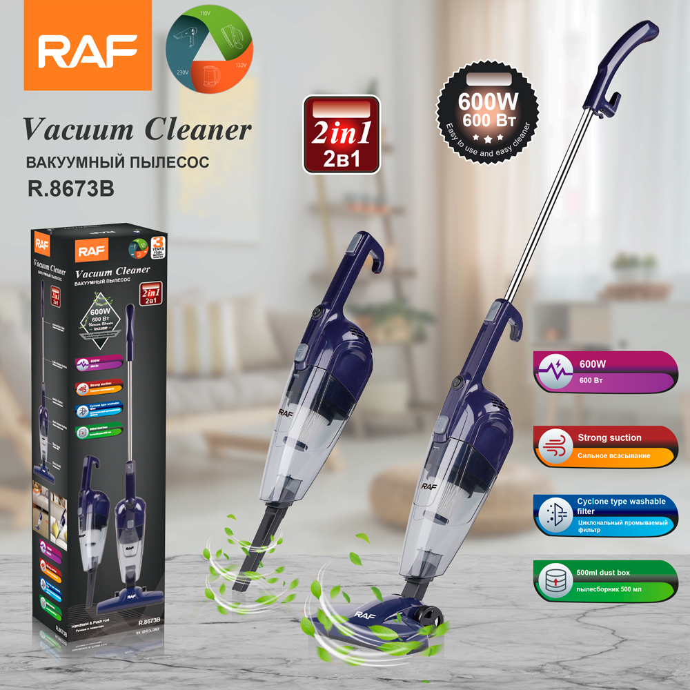RAF European standard cross-border wired vacuum cleaner, household handheld high-power vacuum cleaner, portable car all-in-one with strong suction power pic 6
