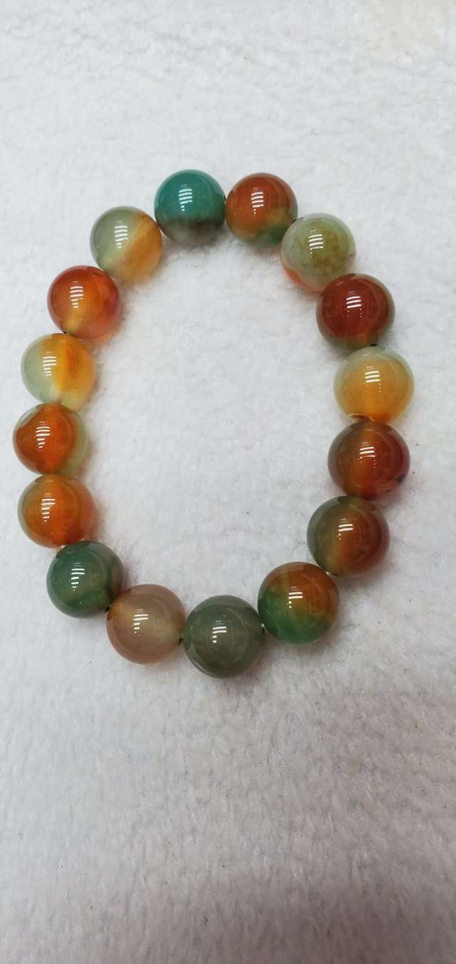 DIY仿真材料 手工制作工艺品 米珠扭扭棒 手工花欧根纱 创意礼品 玫瑰花手工成品 美艳生动孔雀玛瑙