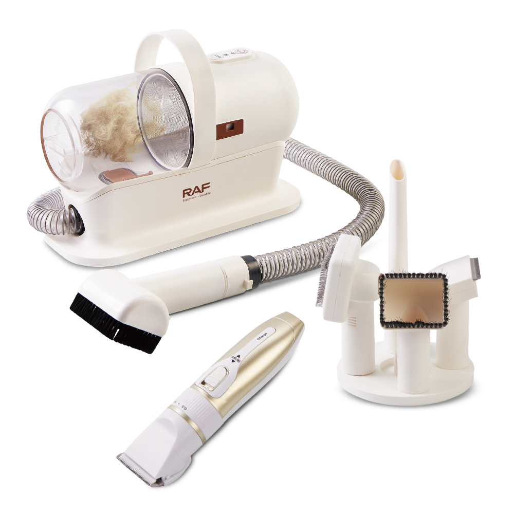 RAF European standard cross-border small animal vacuum cleaner, household pet vacuum cleaner, pet hair dresser, UBS rechargeable hair dresser Item Picture