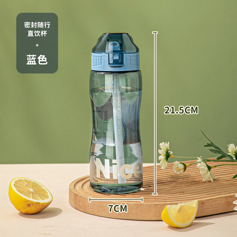 S150-TY-0719 Plastic female cute primary school students creative trend personality fall-proof leak-proof portable water cup Specification drawing