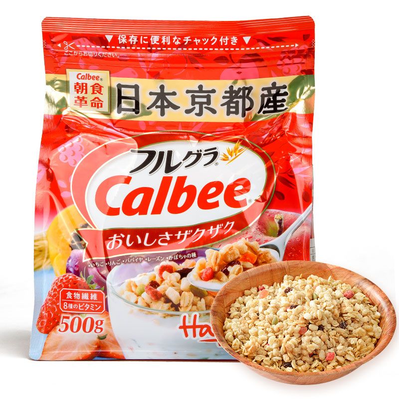 日本进口Calbee卡乐比 水果麦片 2