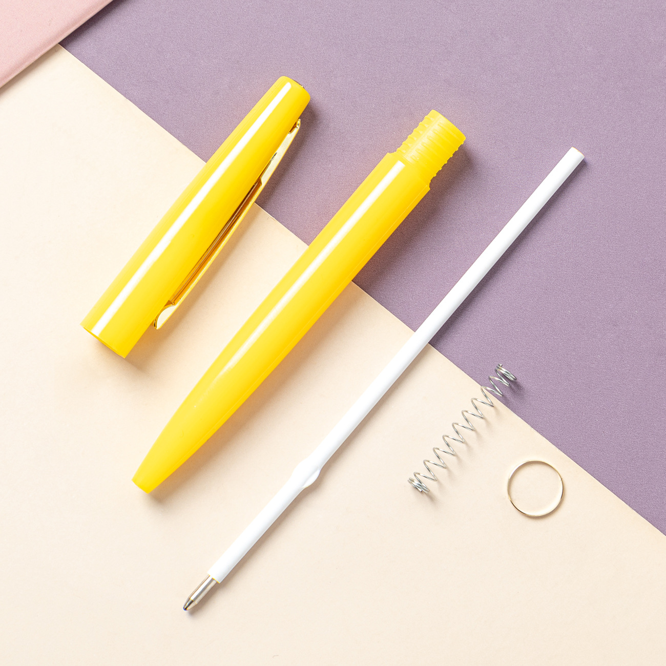 Ballpoint pen Classic style ballpoint pen Advertising pen rod candy color ballpoint pen Application Scenario