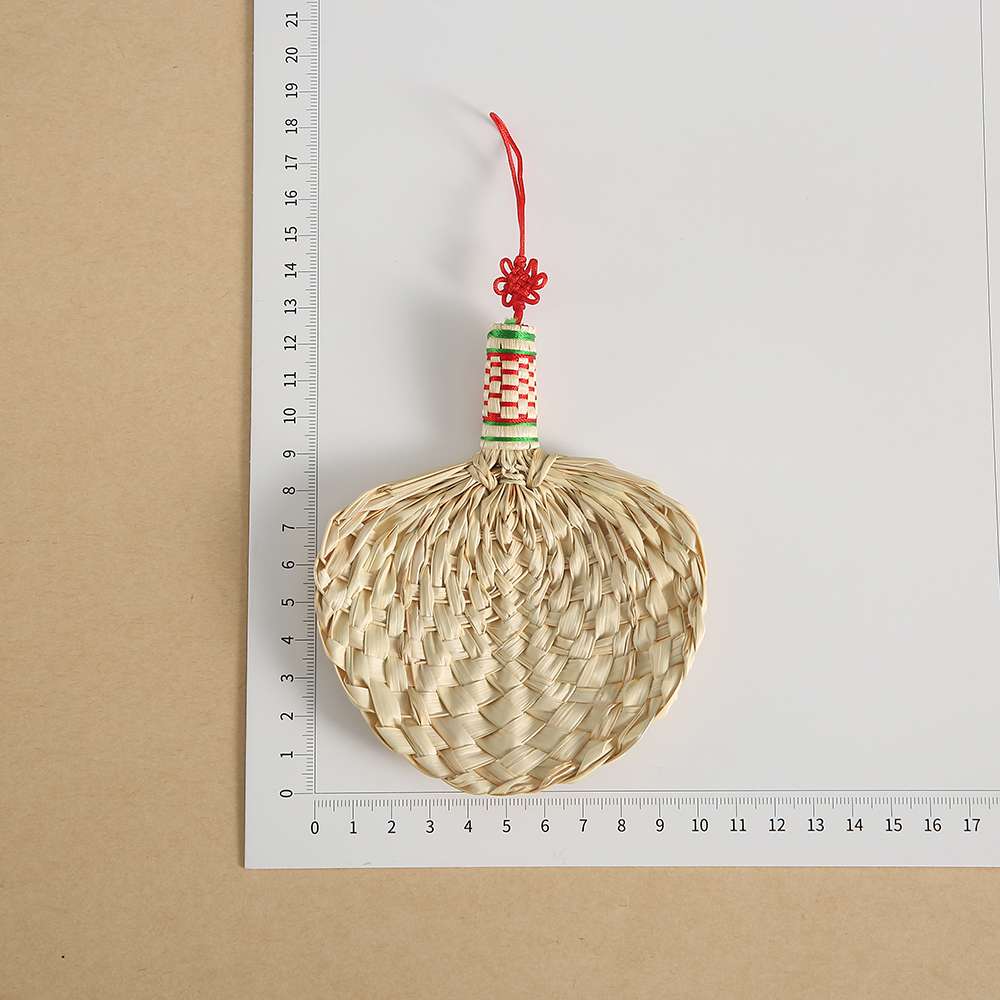 Exquisite folk handicraft collectibles, unique designs, handcrafted gifts, precious traditional cultural artworks, giveaways, mini DIY handcrafted palm-leaf fans detail image 3