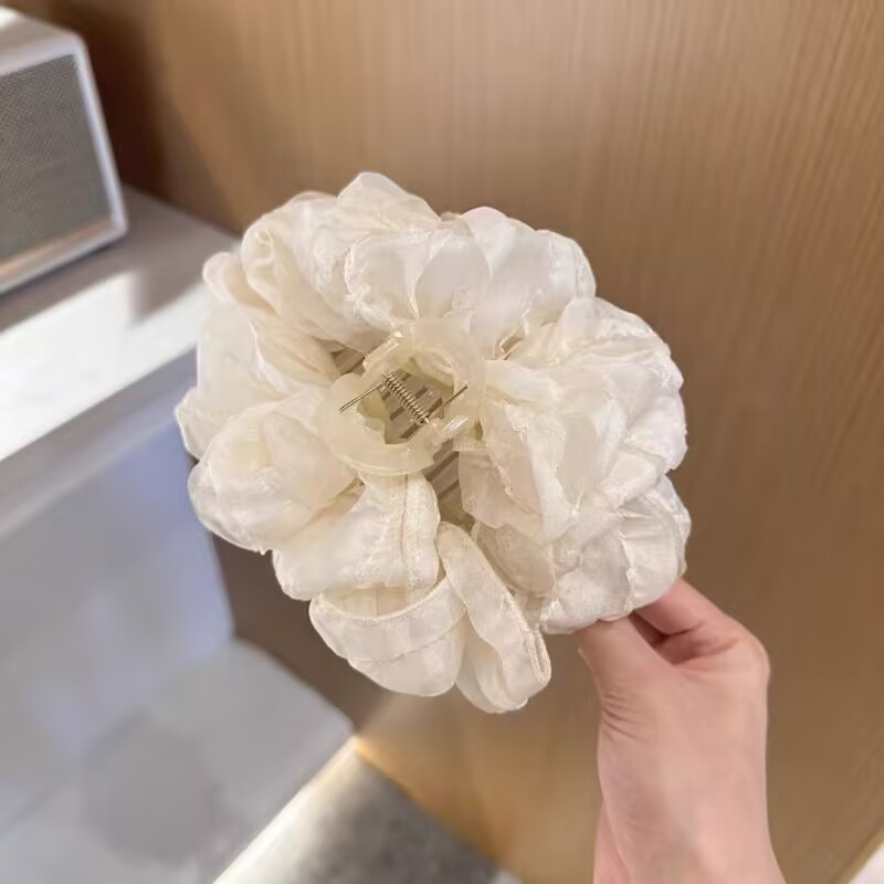 新款泡泡云朵抓夹！蝴蝶结发饰头饰饰品 精致发夹抓夹 女士优雅气质必备款式 造型百搭时尚新款详情图6