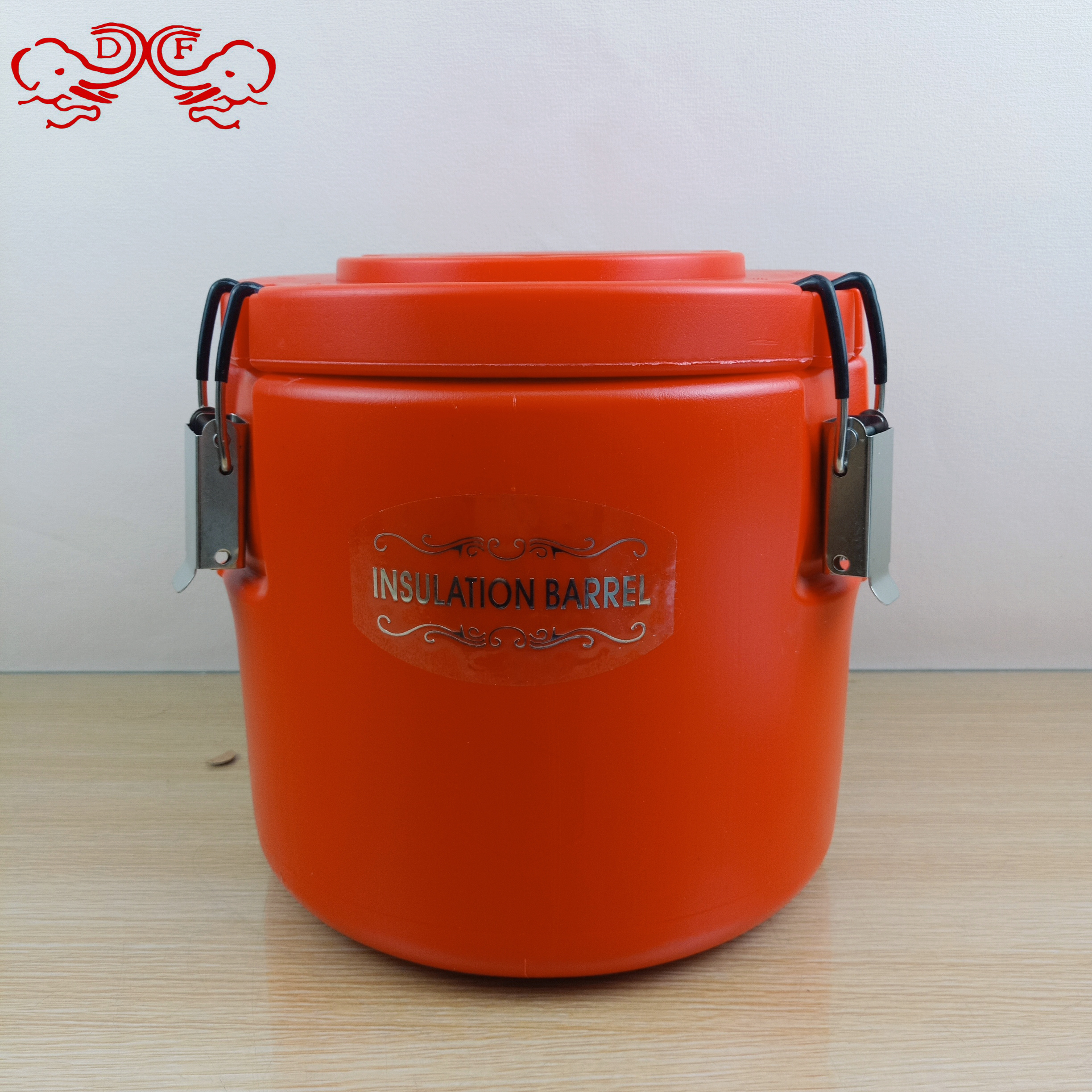 DF99392 stainless steel bucket, insulated and cold preservation bucket, large-capacity multi-purpose anti-drop sealed bucket, plastic milk tea bucket, rice bucket, DF TRADINGHOUSE