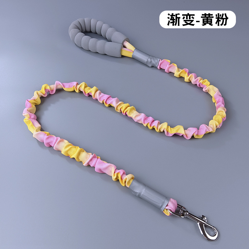 宠物牵引绳弹力绳防爆冲防拉断狗绳跨境亚马逊新款宠物用品遛狗绳详情图5