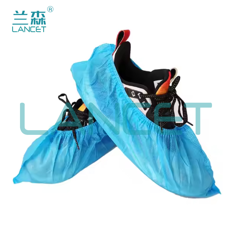 批发家用无纺布鞋套加厚防尘防滑耐磨透气 Shoe Cover 100只