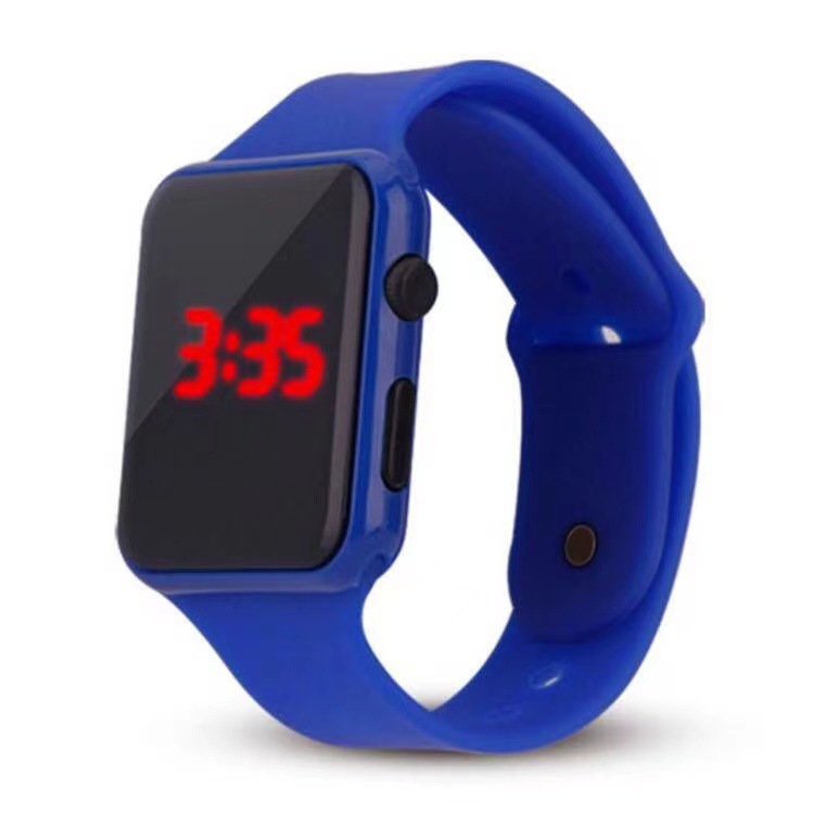 Comercio exterior venta caliente cuadrado LED reloj electrónico moda deporte tendencia estudiante pequeño cuadrado reloj electrónico para niños juguetes detail image 2