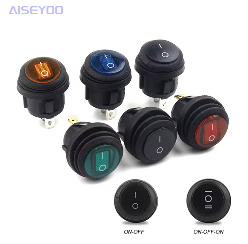 مفاتيح تبديل التيار الكهربائي ذات الفتحة 12V/24V/220V