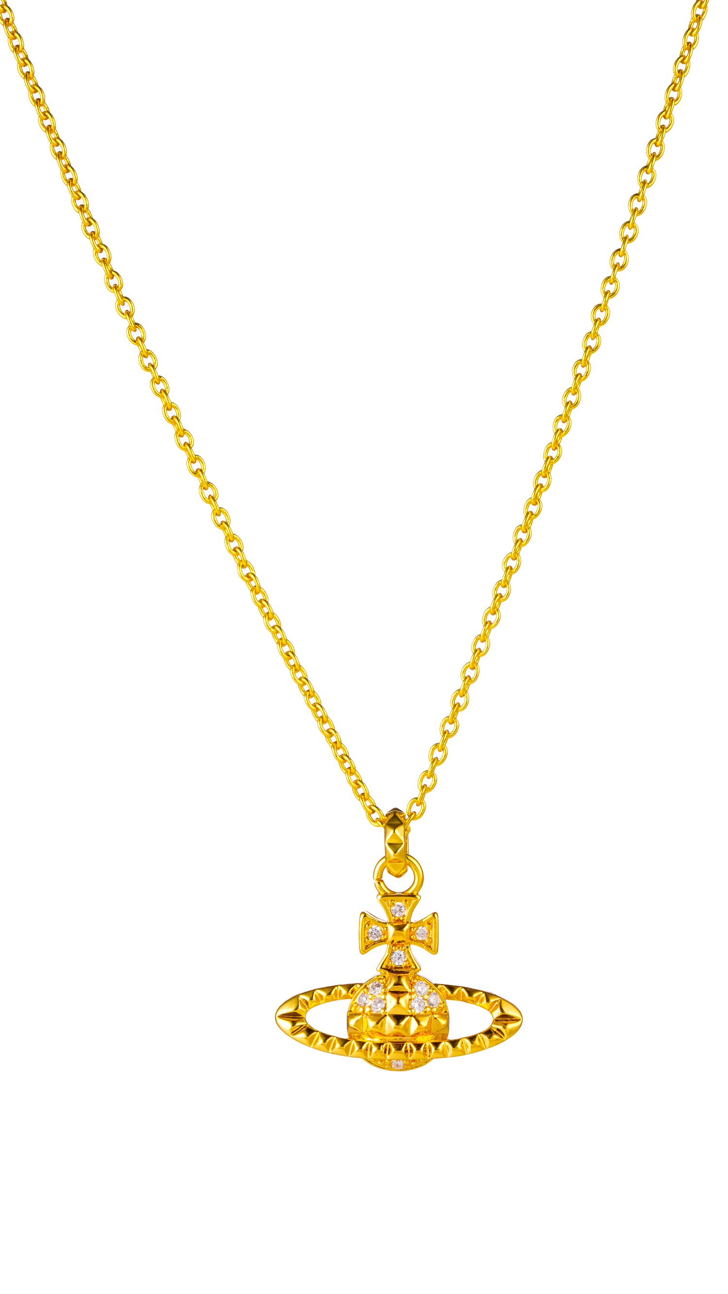 The classic Saturn pendant necklace of Empress Dowager Xi Item Picture