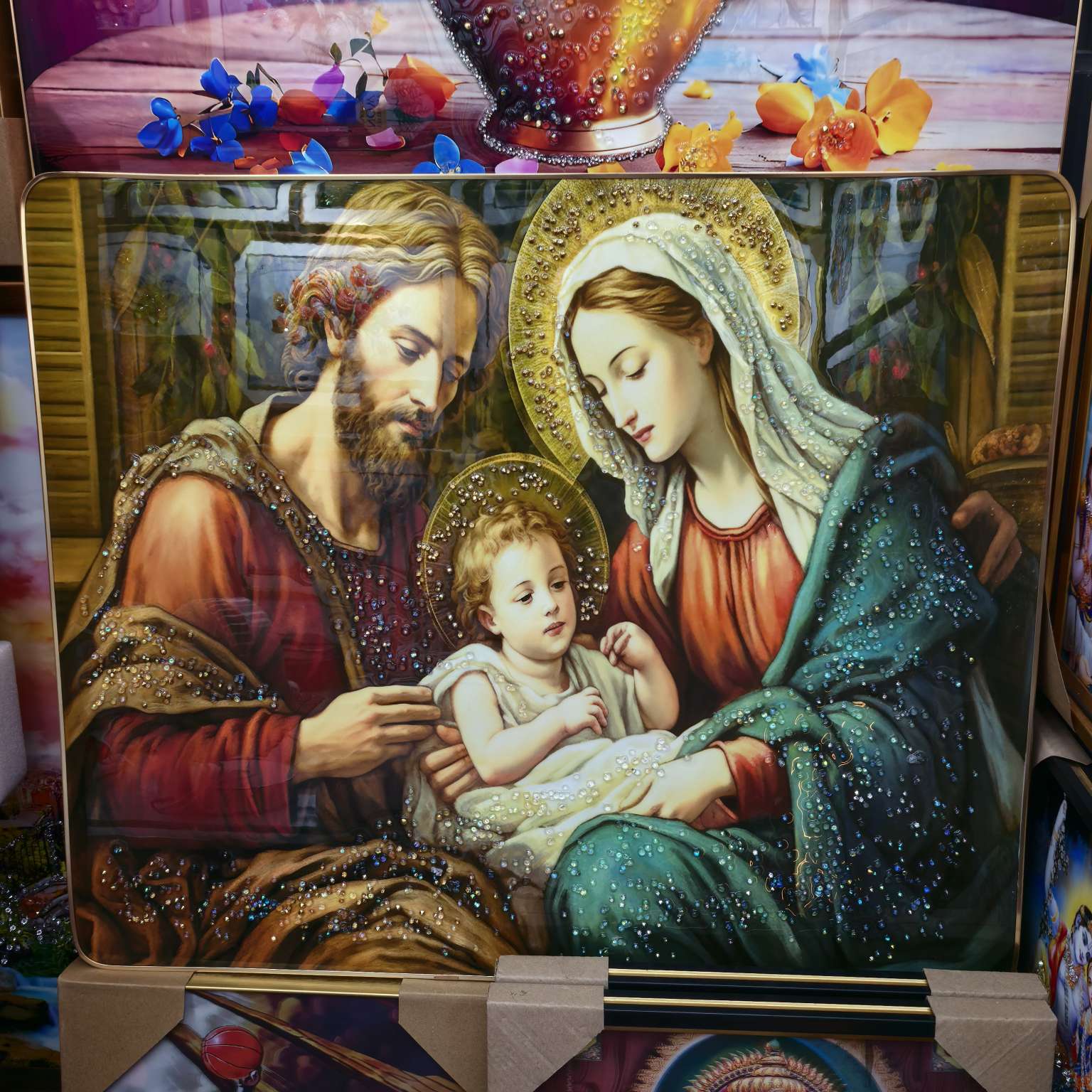 热销装饰画挂画晶钻画宗教画装饰画沙发背景画