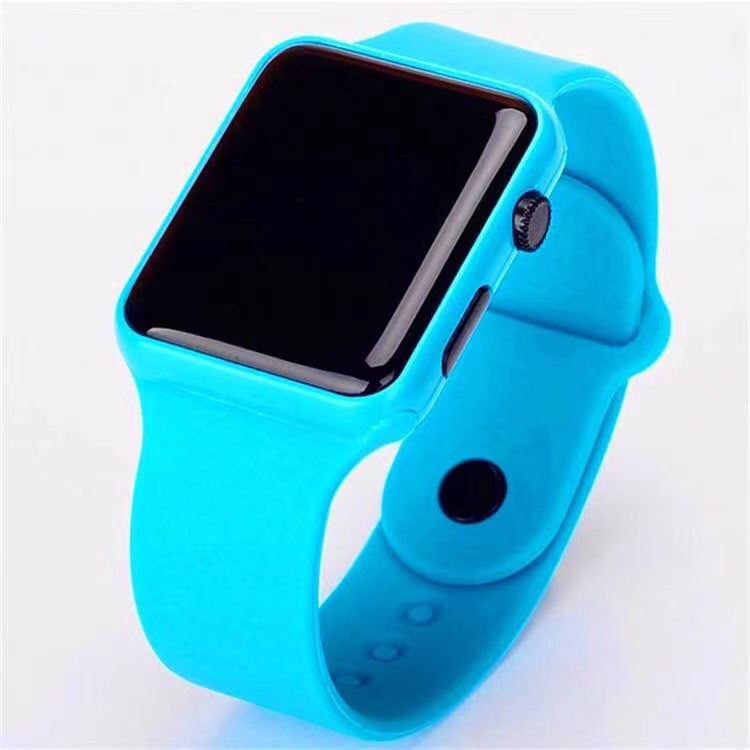 Comercio exterior venta caliente cuadrado LED reloj electrónico moda deporte tendencia estudiante pequeño cuadrado reloj electrónico para niños juguetes detail image 3