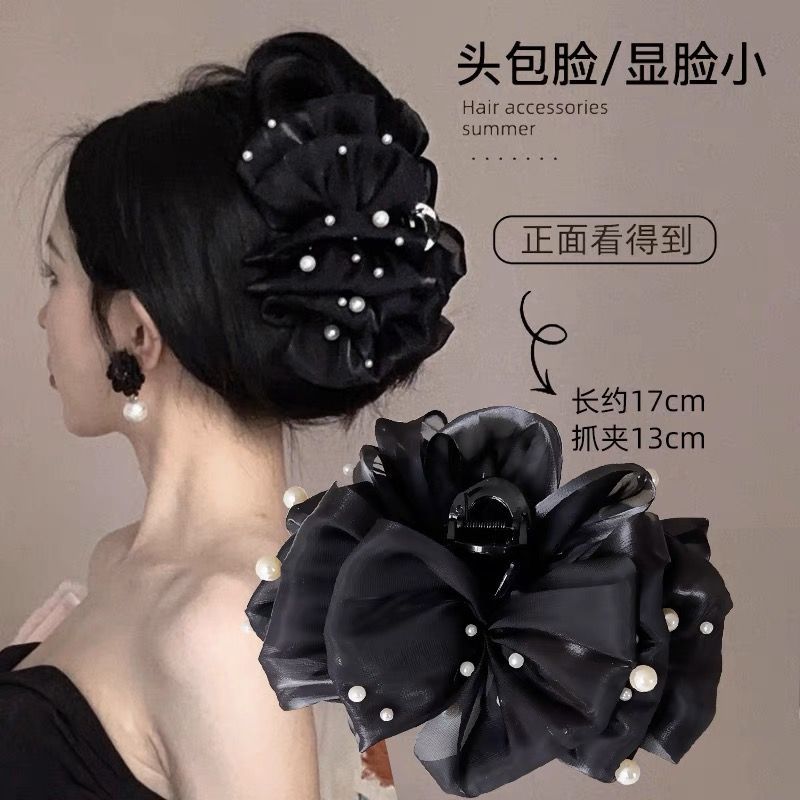 蝴蝶结饰品发夹 抓夹头饰 发饰女士优雅装饰品 精致时尚发饰头饰礼物细节图