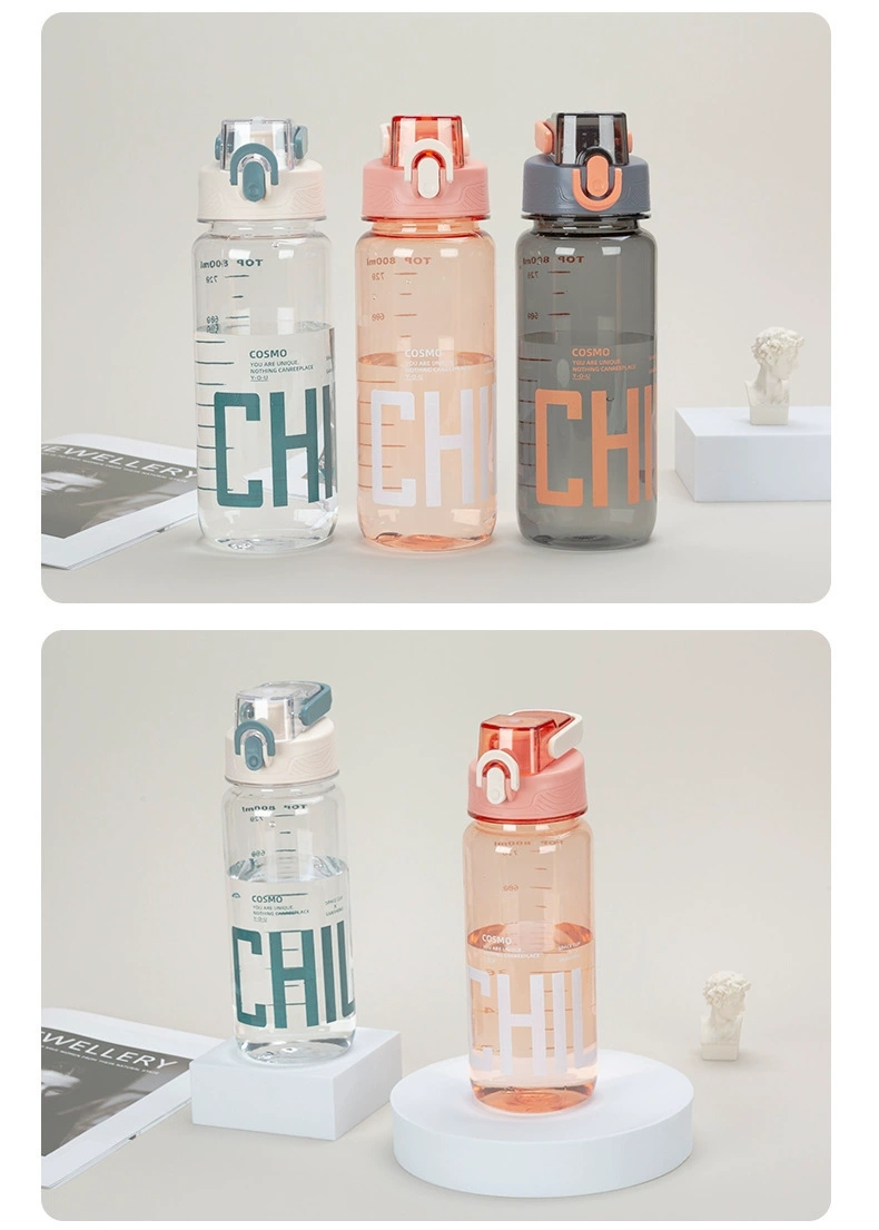 S152-A-246 new water bottle Large capacity water bottle students portable sports kettle summer fitness space cup undefined