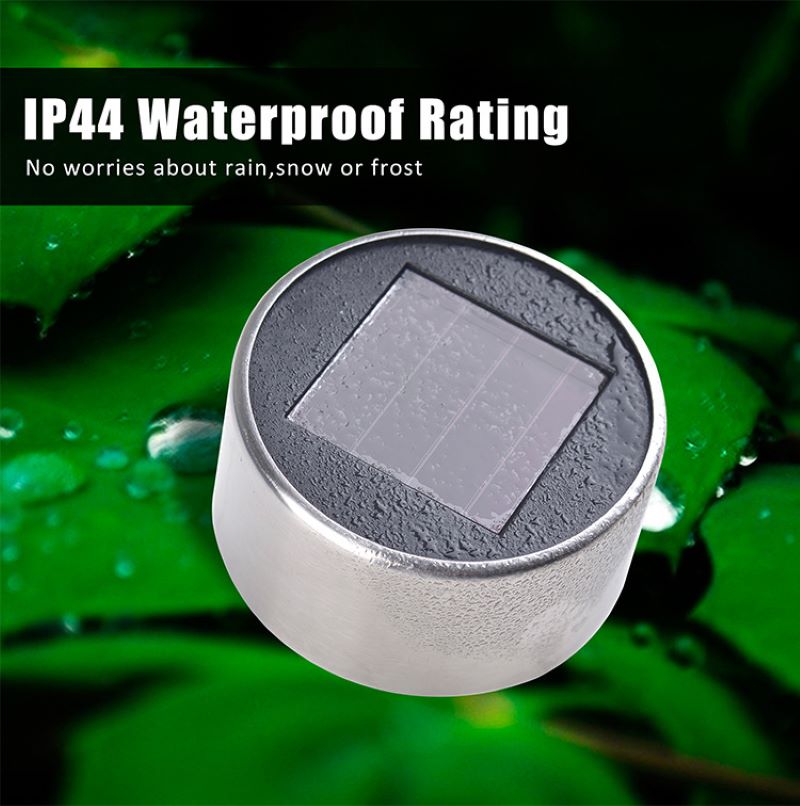 Outdoor garden solar lawn lights Outdoor campground lights Garden atmosphere lights Modern landscape stainless steel lights Specification drawing