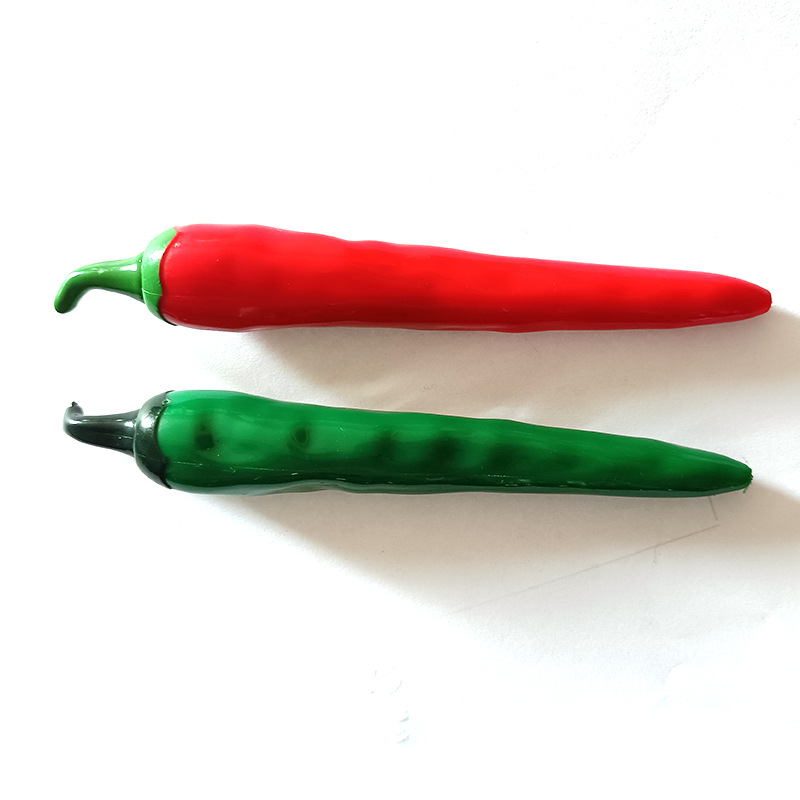 Ballpoint pen Chili style ballpoint pen advertising pen Specification drawing