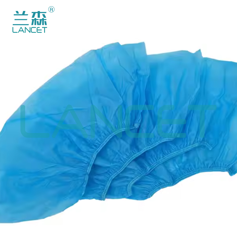 Wholesale of disposable shoe covers made of CPE plastic, thickened, wear-resistant and anti-slip, suitable for factory computer rooms, household indoor use, men and women Item Picture