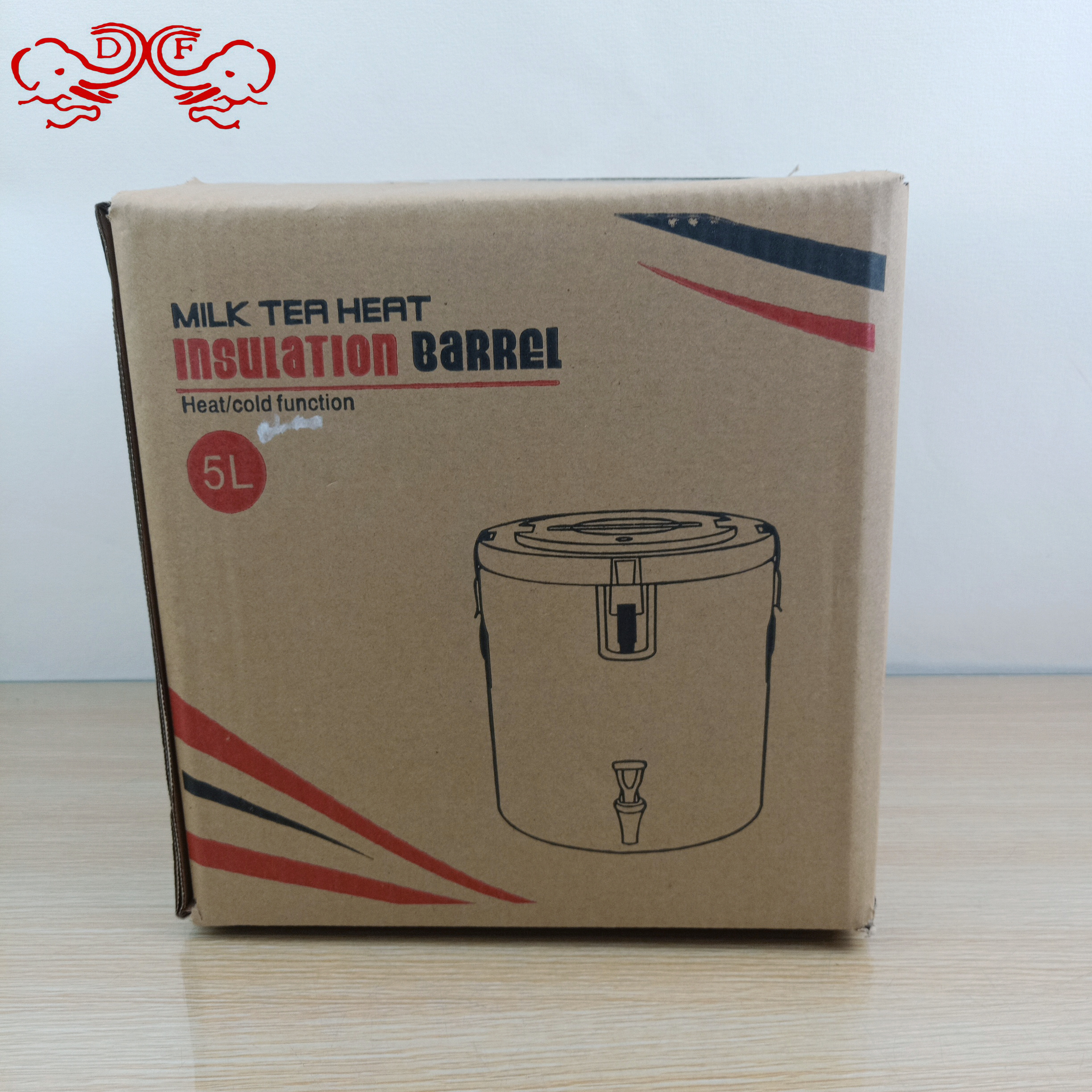 DF99392 stainless steel bucket, insulated and cold preservation bucket, large-capacity multi-purpose anti-drop sealed bucket, plastic milk tea bucket, rice bucket, DF TRADINGHOUSE Item Picture