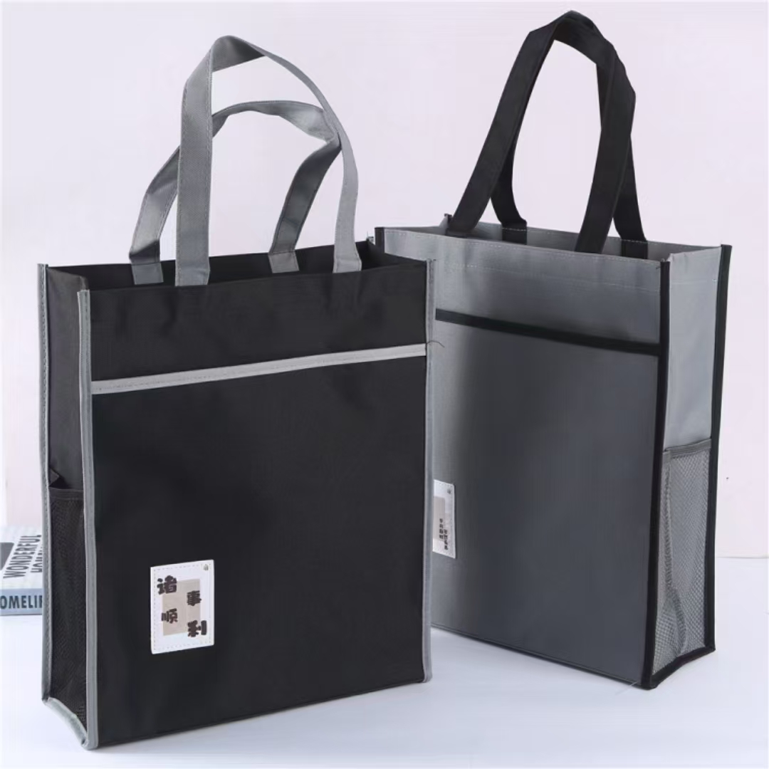 699 leather label trendy language simple style handbag, student tutorial bag, tutorial bag pic 8